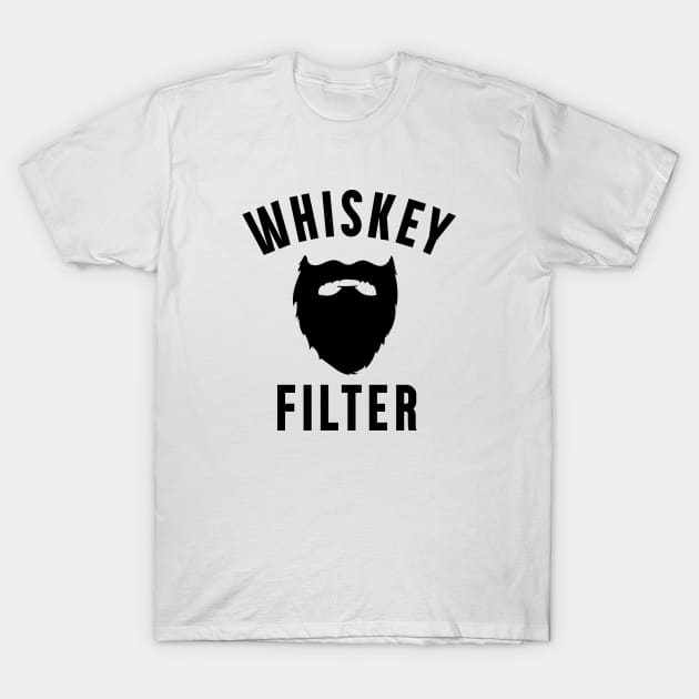 Funny Whiskey and Beard - Whiskey Filter Graphic T-Shirt by Huhnerdieb Apparel